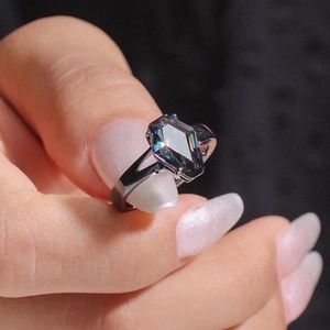 Vancaro black coffin ring sz 7